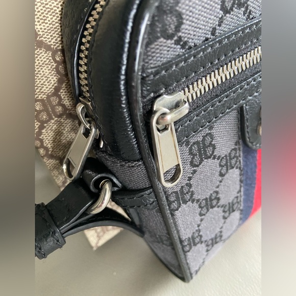 Balenciaga X Gucci The Hacker Project Black Mini Crossbody Bag - Picture 7 of 14